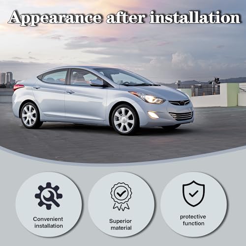 CarPartsDepot Front Engine Splash Shield Compatible with Hyundai 2011-2013 Elantra Engine Under Cover