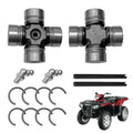 Pleoos Front Prop Shaft U-Joint Front Driveshaft Compatible with Polaris RZR Ranger Sportsman General 1000 800 900 700 570 500 OEM# 2202015 3235616 2203703 3260104 3235500