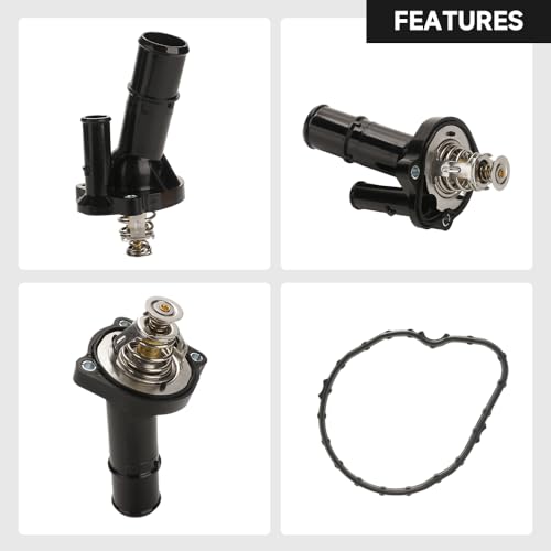 YOLLKY Coolant Thermostat Housing for Mazda 3 5 MX-5 Miata LF7015170