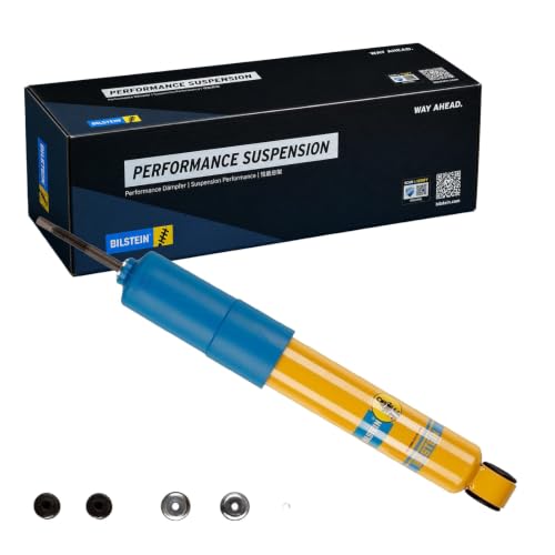 Bilstein 24-060813 24-060820 Set of 4600 Series Monotube Front & Rear Shocks fits 2001 2010 Silverado Sierra 2500HD 4WD | Improves Ride Quality, Handling & Comfort | Direct Fit