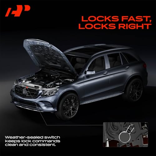 A-Premium Hood Latch Lock Compatible with Volkswagen Beetle 1998-2010, Front Hood Lock Engine Bonnet Latch Assembly