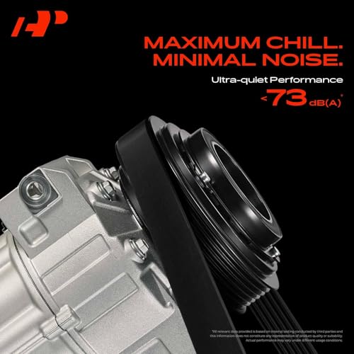A-Premium A/C AC Compressor with Clutch Compatible with Chevrolet Colorado 2.5L 2015-2022, Equinox 1.5L 2018-2023, GMC Canyon 2.5L 2015-2022, Terrain 1.5L 2018-2023, CVC Style, 5 Grooves