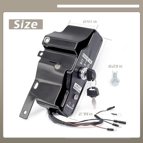 YIYANTO Ignition Switch Box Compatible with Harbor Predator 13HP 420cc Engine 60340 60349 69736, Ignition Switch Control Box Replacement for Equipment with 420cc Motor