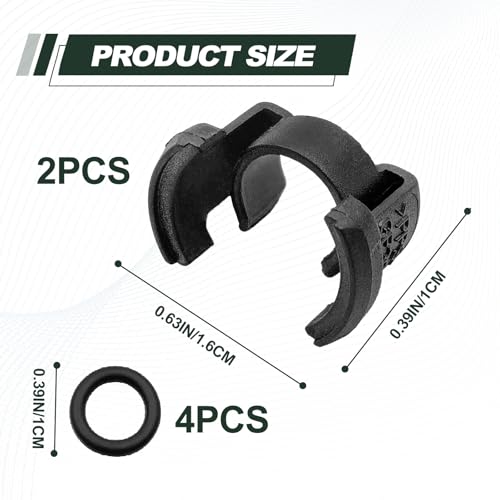 SYudwen 88718-1E150 A/C Condenser Hard Line Lock Clamp Clip Compatible with Toyota 2016-2022 RAV4 2016-2022 Highlander 2016-2022 Camry 2016-2022 Corolla 2 Sets