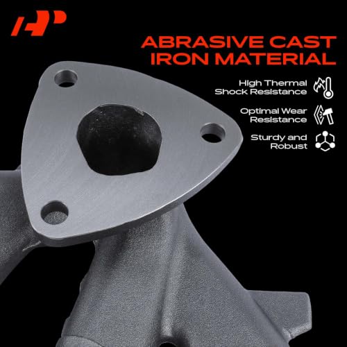 A-Premium L4 2.4L Engine Exhaust Manifold W/Gasket & Bolts & Nuts Fit for Chevrolet Equinox 2010-2012, Captiva Sport 2012 & GMC Terrain 2010-2012, Sport Utility Only, Replaces 12609823