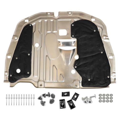 Priprilod Engine Splash Guard Under Car Shield Cover Board with Screws and Clips Compatible with Honda Civic 2016-2021#74110-TBA-A00 90674-TY2-A01 ﻿