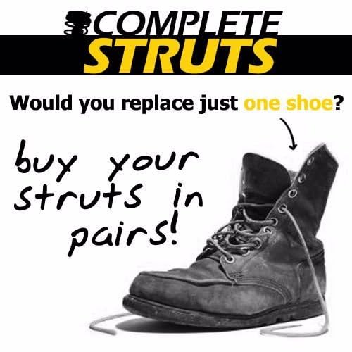 COMPLETESTRUTS Front Quick Complete Strut Assemblies with Coil Springs Replacement for 2010-2014 Subaru Legacy - Set of 2