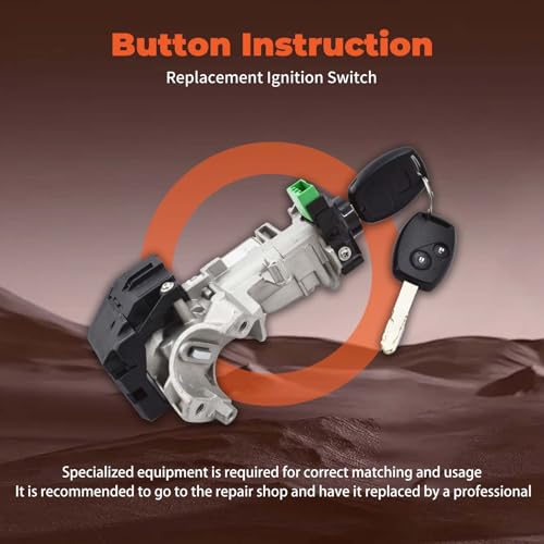 labwork Ignition Switch Lock Cylinder Steering Replacement for Honda Civic Auto Trans 2006 2007 2008 2009 2010 2011