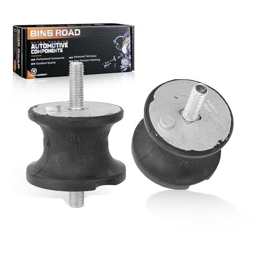 BINB ROAD 2Pcs Rear Transmission Mount Compatible with BMW 128i 325i 328i 330i 335i 525i 528i 530i Z3 Z4 (Replaces 22316799331)
