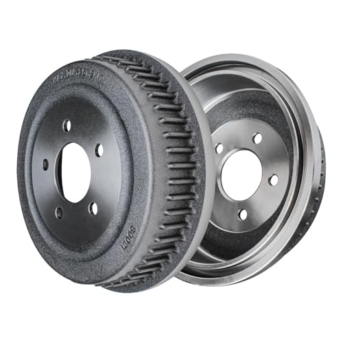 Detroit Axle - Rear Brake Kit for 1996-2000 Chrysler Town & Country Dodge Grand Caravan Plymouth Grand Voyager Semi-Metallic Brake Shoes Brake Drums Replacement