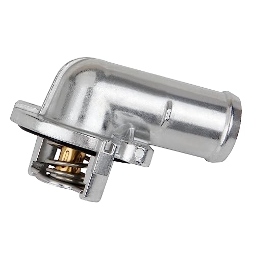 MITZONE Upgrade Aluminum Thermostat Housing Assembly Compatible with 2011-2021 Jeep Dodge RAM Chrysler 3.6L 3.2L V6 Vehicles - 200 Town & Country Avenger Grand Caravan Cherokee