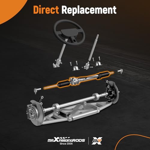 maXpeedingrods Hydraulic Power Steering Rack and Pinion for Toyota Sequoia 2001-2007, Tundra 2000-2006, Replace 26-1618, 80-00806AN, 244-0097, 442500C010