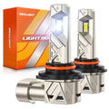 SEALIGHT 9005/HB3 LED Bulbs, 96000LM S6 Pro 9005 Bulb with 2026 8th LED-Chips, 80000H+ Lifespan HB3 Driving Light, 6500K White 1000% Bright Fog Light,1:1 Plug and Play, Pack of 2