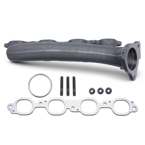 A-Premium Right [V8 5.3 6.2L] Engine Exhaust Manifold Kit W/Gaskets Compatible with Chevrolet, GMC & Cadillac - Silverado 1500 1500 LD, Tahoe, Suburban, Sierra, Yukon, Escalade, Replaces 12629338