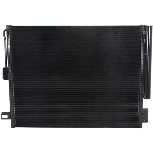 Kool-Vue A/C Condenser Compatible with Jeep Grand Cherokee 2010-2021, for Grand Cherokee WK 2022, for Dodge Durango 2011-2022, for Models with Transmission Cooler, 6 Cyl 3.6L CH3030242