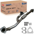 Exhaust Flex Y Pipe Replacement for Acura MDX, ZDX, Honda Pilot, Ridgeline 3.5L, 3.7L V6 (2003-2015) Stainless Steel Repair Direct Fit Kit with Gaskets Hardware - EXCLUSIVE EXHAUST