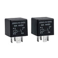 YiePhiot 2 Pack Car Relay 4 Pin 12V 40 Amp