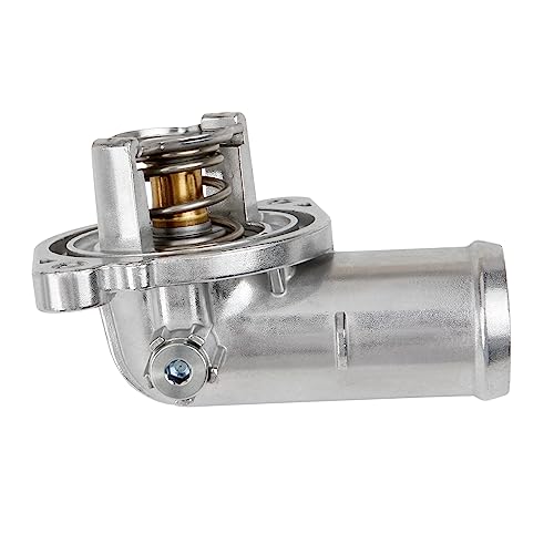 MITZONE Upgrade Aluminum Thermostat Housing Assembly Compatible with 2011-2021 Jeep Dodge RAM Chrysler 3.6L 3.2L V6 Vehicles - 200 Town & Country Avenger Grand Caravan Cherokee