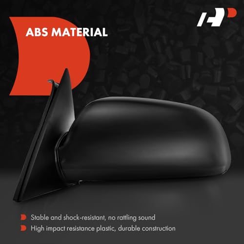 A-Premium Pair (2) Driver and Passenger Side Power Mirror - Compatible with Hyundai Sonata 2006 2007 2008 2009 2010 - Heated Outside Rear View Door Mirror - Replace# 87610-0A000, 87620-0A000