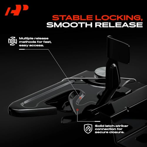 A-Premium Hood Latch Lock Compatible with Toyota Highlander 2008-2010, Front Hood Lock Engine Bonnet Latch Assembly