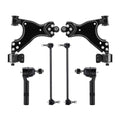 Front Lower Control Arms Suspension Kit Fit for Buick Enclave 2008-2017, Fit for Chevrolet Traverse 2009-2017, Fit for GMC Acadia 2007-2016, Fit for Saturn Outlook 2007-2010 - 6pc Set w/Ball Joints
