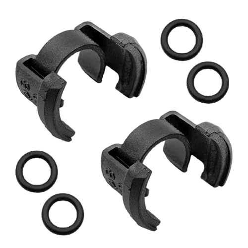 SYudwen 88718-1E150 A/C Condenser Hard Line Lock Clamp Clip Compatible with Toyota 2016-2022 RAV4 2016-2022 Highlander 2016-2022 Camry 2016-2022 Corolla 2 Sets