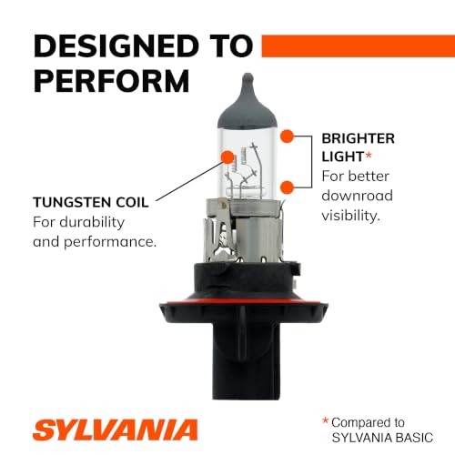 SYLVANIA - H13 XtraVision - High Performance Halogen Headlight Bulb, High Beam, Low Beam and Fog Replacement Bulb (Contains 2 Bulbs)