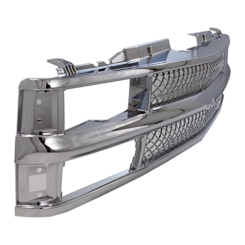 Garage-Pro Grille Assembly Compatible with Chevrolet C1500 1994-1999 Chrome