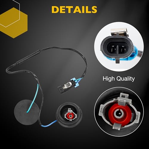 Dual Knock Sensors with Wiring Harness and Intake Manifold Gasket Kit | for Chevy Silverado Avalanche Tahoe, GMC Sierra Yukon, Cadillac Hummer & More GM Vehicles | Replace# 12601822,213-3521,89060413