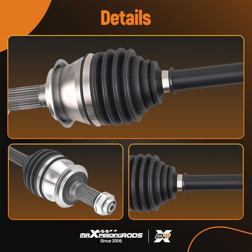 maXpeedingrods Front CV Axle Shaft Assembly for Honda Civic 2006 2007 2008 2009 2010 2011 2012 2013 2014 2015, L4 1.8L Automatic Transmission, Left Driver Side, Replace# 44306SNA000, 44306SNA900