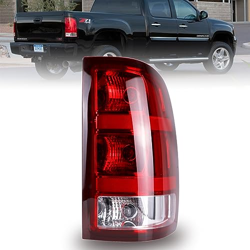 Tail Light Compatible With 2007-2014 GMC Sierra 1500 2500 3500 HD Taillight