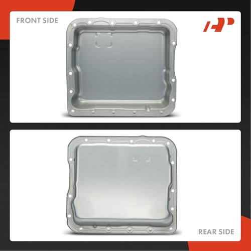A-Premium Transmission Oil Pan Without Drain Plug Compatible with GM Vehicles with THM700-R4/4L60/MD8 or 4L60-E 4-Speed Automatic Transmission
