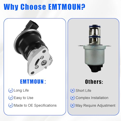 EGV981 EGR Valve Compatible with Honda Accord DX/EX/LX 2.4L L4 2003-2007, OE: 18011RAAA00