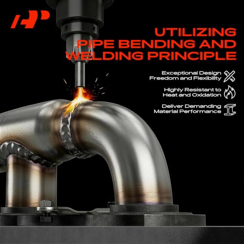 A-Premium New Stainless Steel Exhaust Manifold Kit W/Gaskets Fit for Jeep Grand Cherokee 1993-1998, Wrangler 1991-1995 1997-1999, Cherokee 1991-1999, Comanche, TJ, 4.0L, Replaces 33007072, 4883385