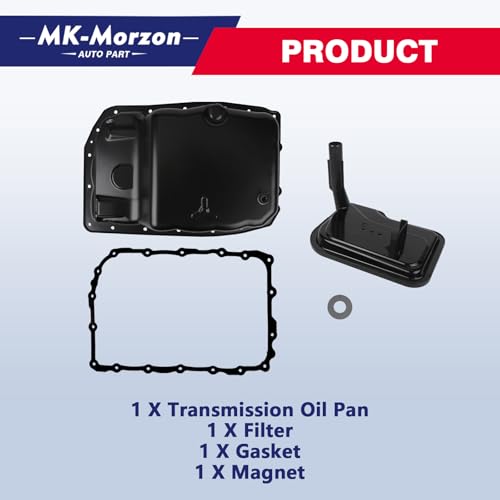 6L80 Transmission Oil Pan Kit 265-582 Compatible with Cadillac Escalade Chevy Avalanche Camaro Silverado Suburban GMC Sierra Yukon XL 1500 Hummer H2 Replaces# 24222657 24224781
