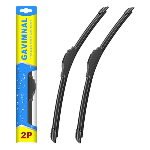 Gavimnal® 24"+24" Silicone Wiper Blades Replacement For Dodge Ram 1500 2002-2008 Ram 2500 2003-2008 Ram 3500 2003-2008 Ram 1500 2019-2025,All-Season Front Windshield Wiper Blades(Set of 2)
