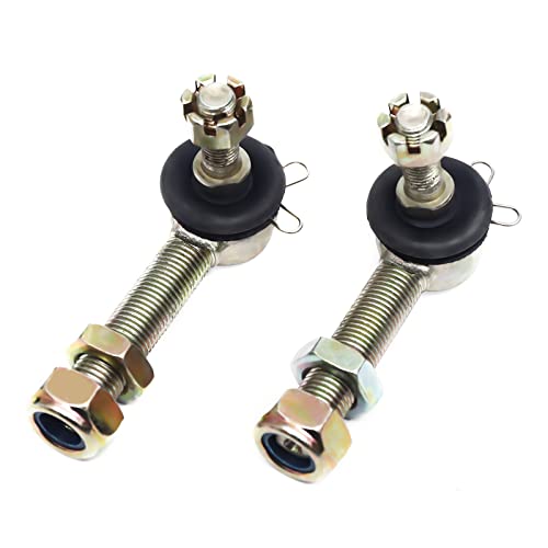12'' Front Suspension Shock Swing Arm Full Kit Upper Lower Steering Knuckle Spindle Kit For ATV Quad Bike Go Kart Buggy DIY Parts Front Suspension Swingarm Assembly 3 Holes Flange