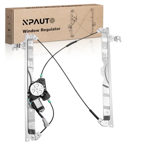 Front Right Passenger Side Power Window Regulator with Motor Replacement for 04-15 Nissan Titan, Nissan Armada, Infiniti QX56, 2004 2005 2006 2007 2008 2009 2010 2011 2012 2013 2014 2015, 748-525