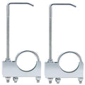 Exhaust Clamp with Hange fit 3" Exhaust Pipe，Rear Muffler Hanger Universal Exhaust Hangers Exhaust System Hanger for Car Truck Exhaust Pipe (2 PCS)
