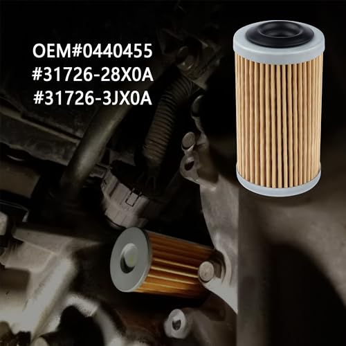Transmission Oil Filter with Gasket,Automotive Replacement Oil Filters Compatible with Nissan Sentra Infiniti,Perfect CVT Transmission Fluid Filter Car Accessories OEM#0440455