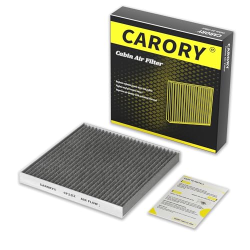 Cabin Air Filter w/Activated Carbon for Honda 2017–2025 CR-V, 2016–2025 Civic, 2009–2020 Fit, 2016–2025 HR-V, 2018–2025 Odyssey, 2010–2022 Insight, 2019–2025 RDX, 2022–2025 MDX, and More, CF182