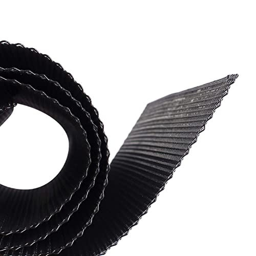 AggAuto Universal 40"x13" Car Grill Mesh - 100x33cm Aluminum Alloy Automotive Grille Insert Bumper 3x6mm Rhombic Hole, One of the Most Multifunctional Shape Grids Black