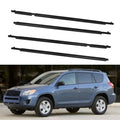 Dxuekeo Weather Stripping Window Molding Trim Seal Compatible with Toyota Rav4 2009-2012 Replace# 75710-0R020 75720-0R020 75730-0R020 75740-0R020