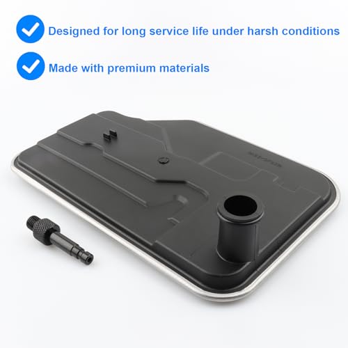 Transmission Filter Kit with ATF Fill Adapter Compatible with Mercedes Benz 722.9 W219 W221 - C250 C300 C350 CL550 CLK350 CLS550 E350 E550 GL350 GL450 GL550 GLK350 ML350 ML550 S550 SL550 SLK350, More
