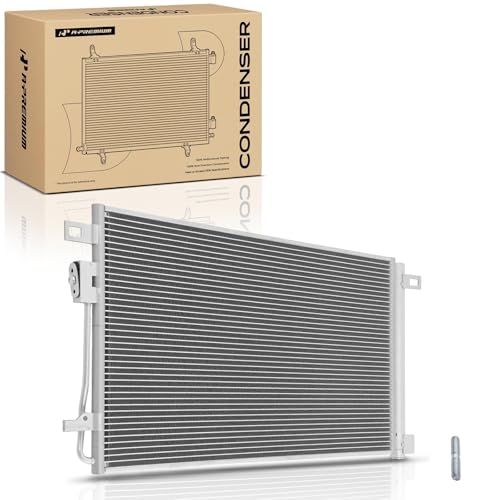 A-Premium A/C Condenser Compatible with Buick Enclave 2008-2017 & Chevrolet Traverse 2009-2017 & GMC Acadia 2007-2016, Acadia Limited 2017 & Saturn Outlook 2007-2010, V6 3.6L