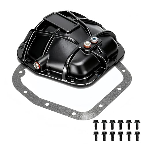 697-734 9.75" Rear Differential Cover with Gasket and 12*Screw Compatible with Ford F150 E150 Expedition Transit-150 Lincoln Mark LT,Navigator | 9.75" Ring Gear