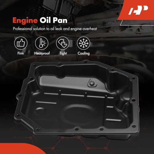 A-Premium 42RLE Transmission Oil Pan with Filter, Plug & Gasket, Fit for Ram 1500 2011-2012, Dakota 2011 & Jeep Wrangler 2003-2011 & Dodge Ram 1500, Charger, Durango, Challenger & Chrysler 300