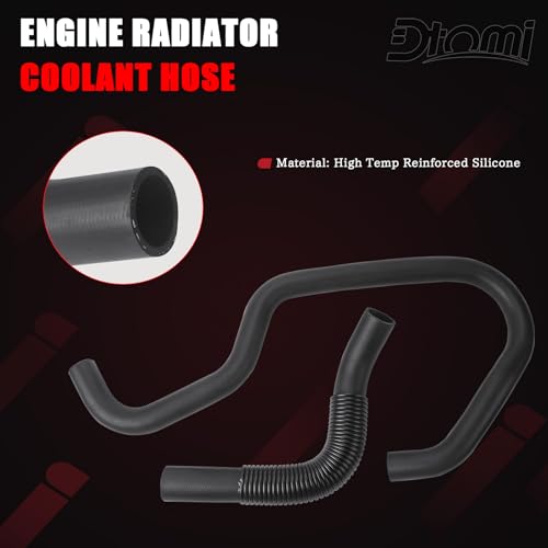 Dtomi Engine Upper & Lower Radiator Coolant Hose, Coolant Water Pipe Compatible With Chevy GMC Cadillac Vehicle Silverado Escalade Avalanche Suburban Sierra Yukon 2007-2014 Replace# 22827731 22827735
