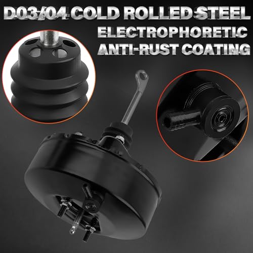 Fexhull Vacuum Power Brake Booster Fit for Jeep Wrangler 1987-1990, Fit for Jeep YJ 1987-1990 FR10-JP024, OE 83502846, 5252628, 54-74004