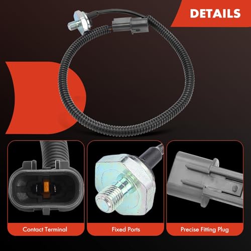 A-Premium Ignition Knock Detonation Sensor, Compatible with Chrysler